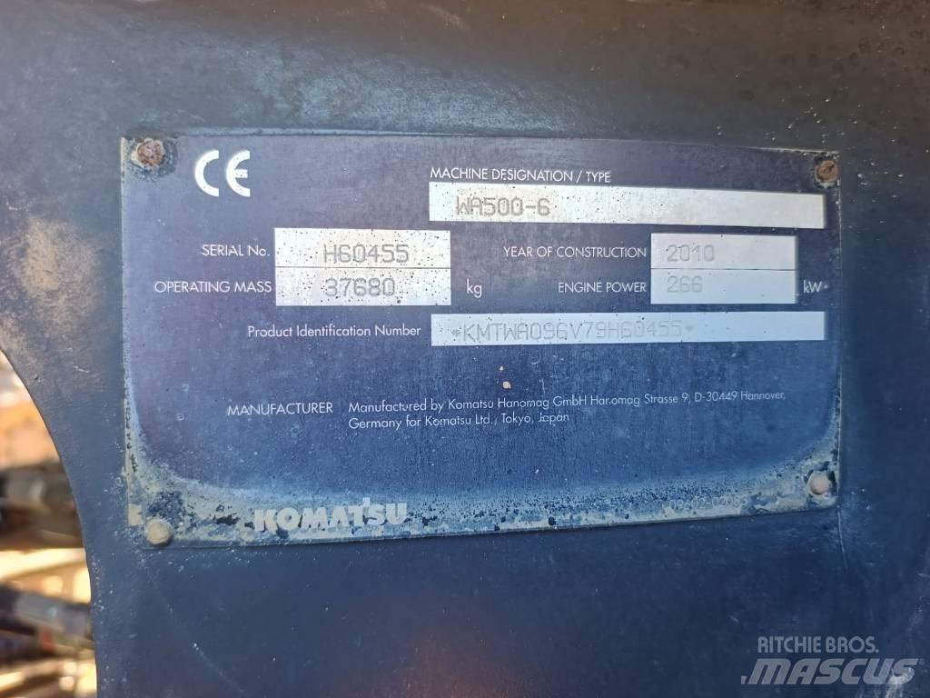 Komatsu WA500-6 ホイールローダー・タイヤショベル