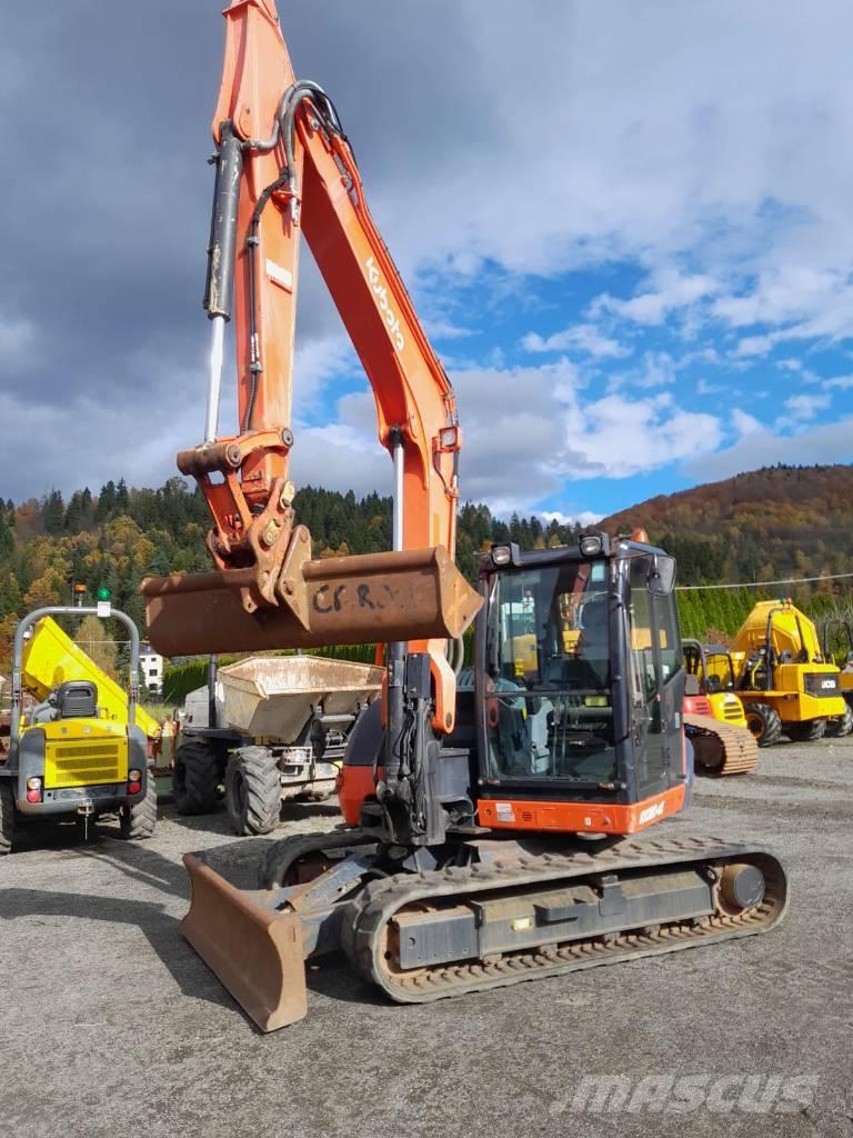 Kubota KX080 中型油圧ショベル 7ｔ-12ｔ（ユンボ・パワーショベル・バックホー）