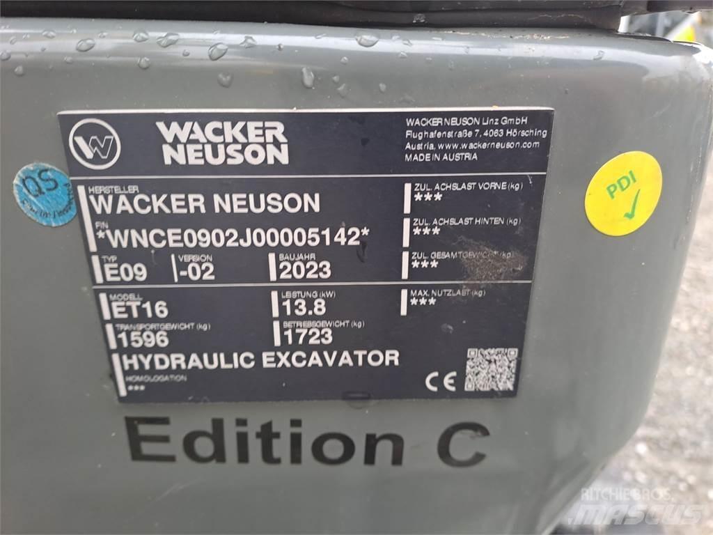 Wacker Neuson ET16 大型油圧ショベル12t以上（パワーショベル・ユンボ）