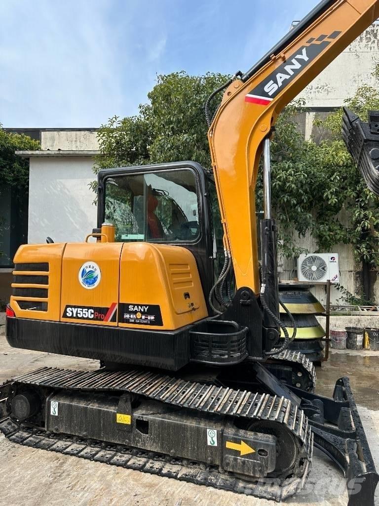 Sany SY 55 中型油圧ショベル 7ｔ-12ｔ（ユンボ・パワーショベル・バックホー）