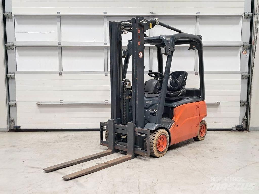 Linde E16P-01 バッテリーフォークリフト