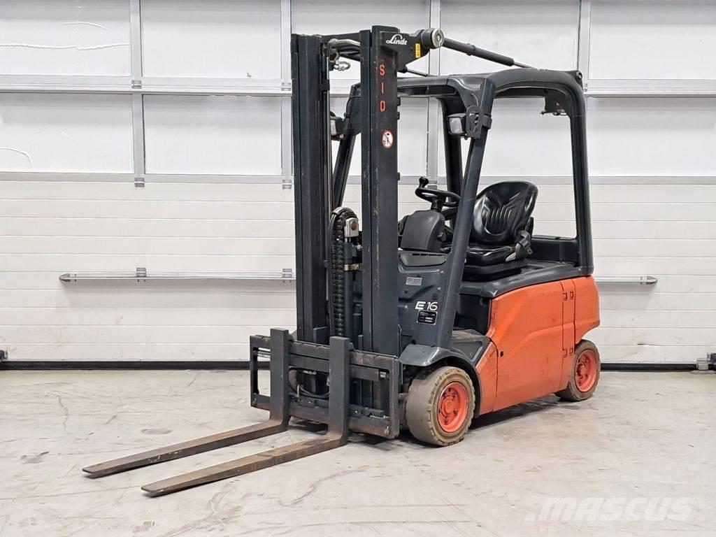 Linde E16P-01 バッテリーフォークリフト