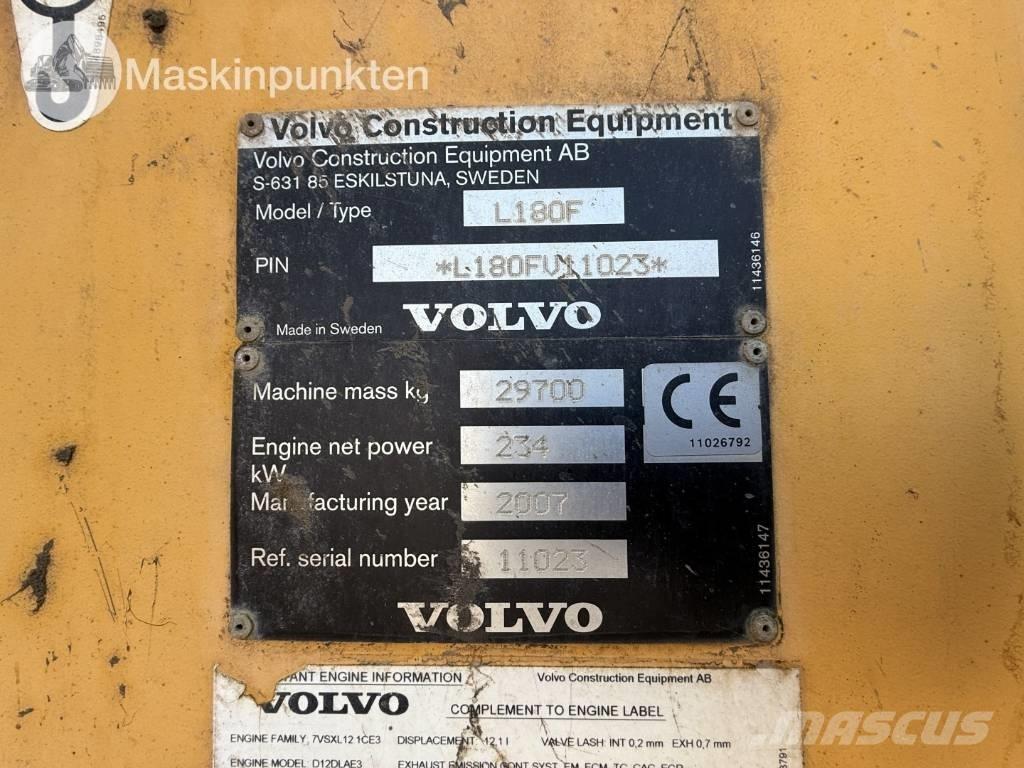 Volvo L 180 F ホイールローダー・タイヤショベル