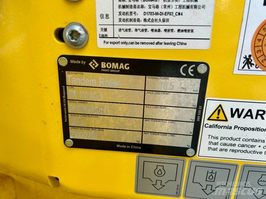 Bomag BW 100 AC-5 タンデムローラ