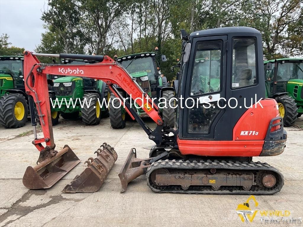Kubota KX 71-3 ミニ油圧ショベル 7t以下（ミニユンボ・ミニディガー）
