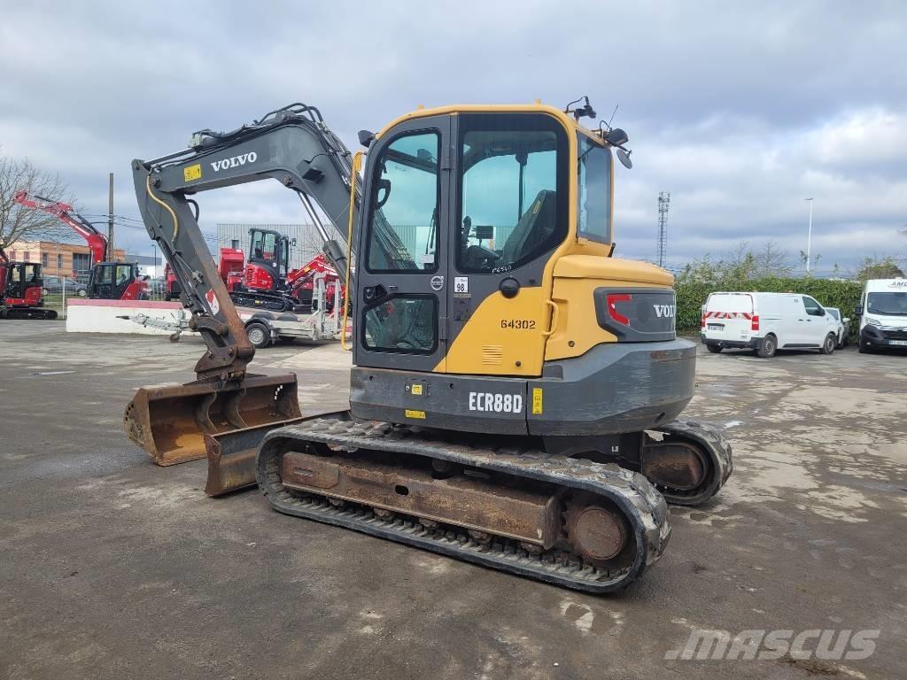 Volvo ECR 88 D 中型油圧ショベル 7ｔ-12ｔ（ユンボ・パワーショベル・バックホー）