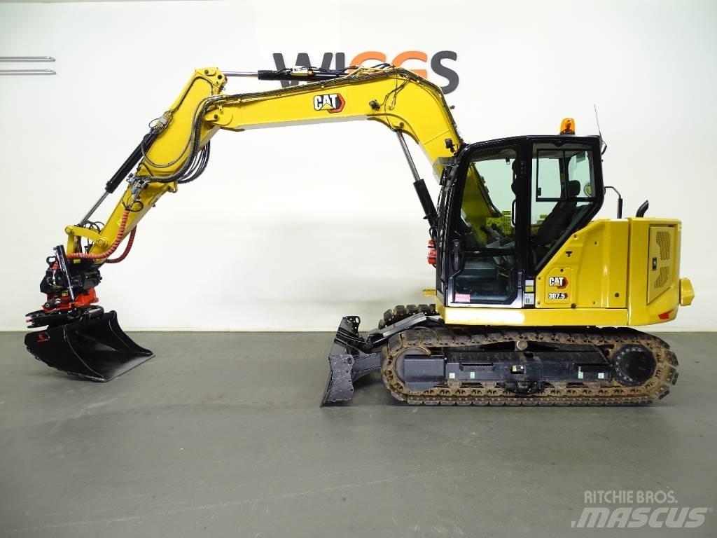 CAT 307.5 中型油圧ショベル 7ｔ-12ｔ（ユンボ・パワーショベル・バックホー）