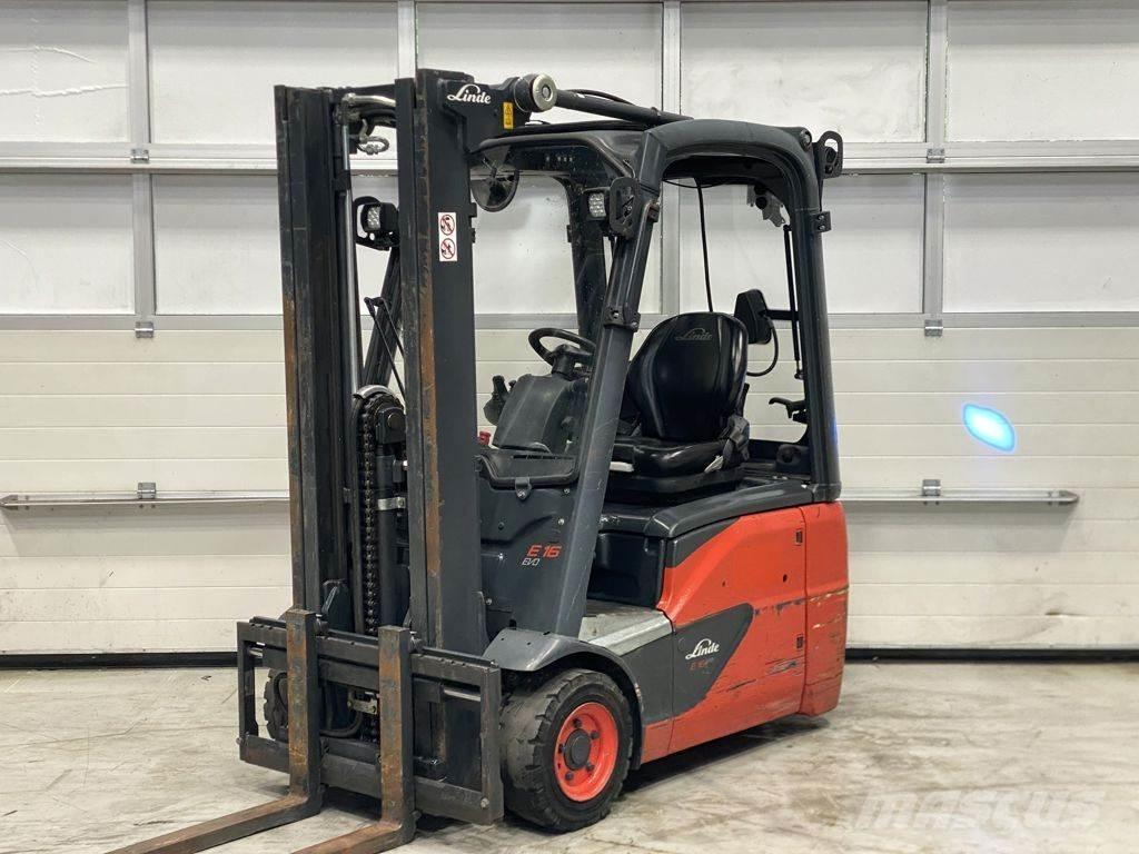 Linde E16C-02 バッテリーフォークリフト
