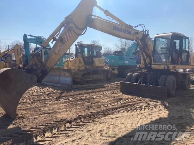 Komatsu PW 180-7K ホイール式油圧ショベル（パワーショベル・ユンボ・バックホー）