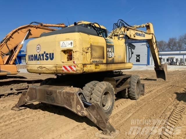 Komatsu PW 180-7K ホイール式油圧ショベル（パワーショベル・ユンボ・バックホー）