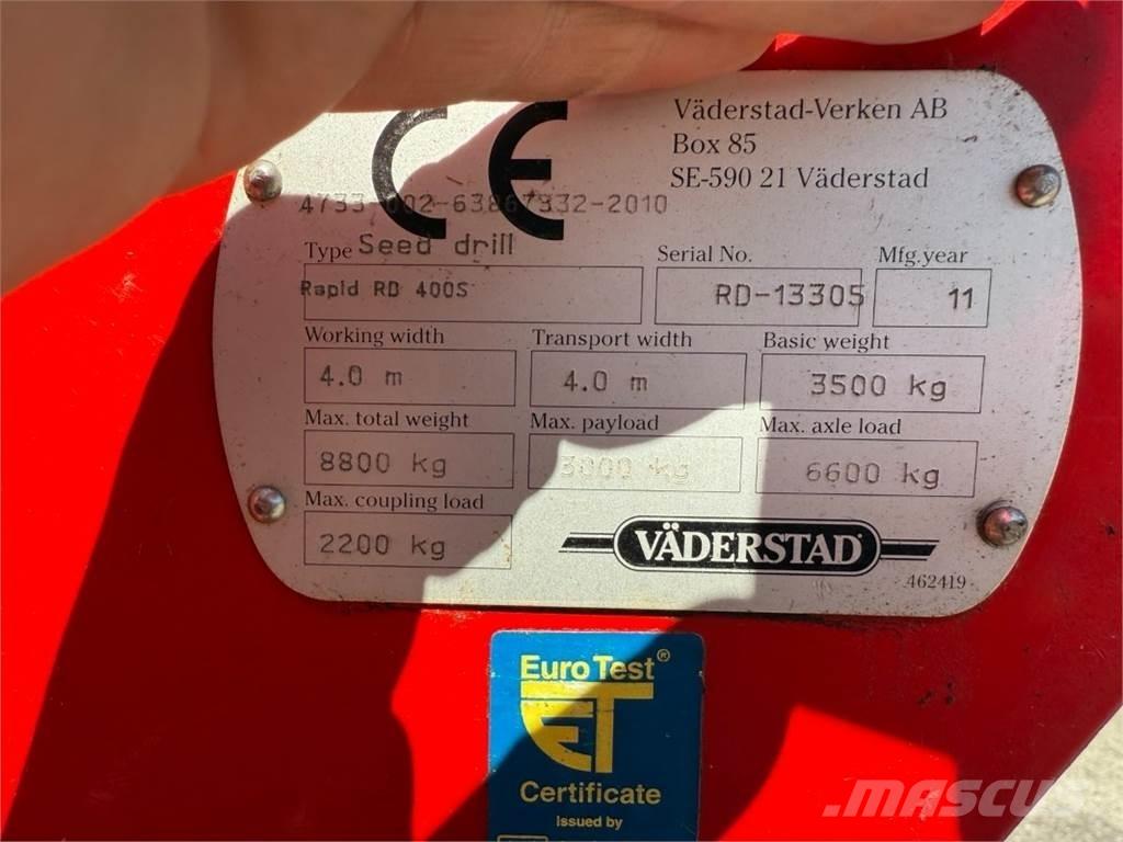 Väderstad RD400S ドリル