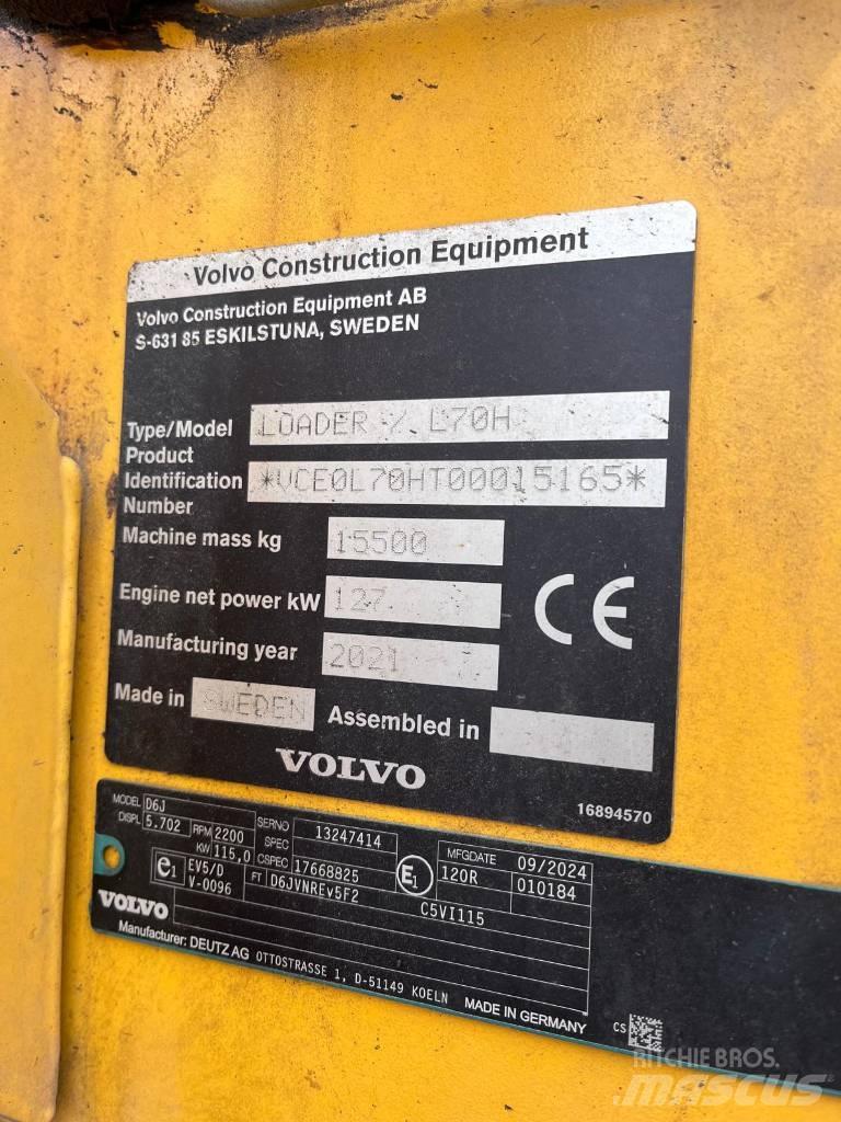Volvo L 70 H ホイールローダー・タイヤショベル