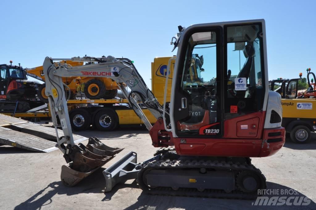 Takeuchi TB 230 ミニ油圧ショベル 7t以下（ミニユンボ・ミニディガー）