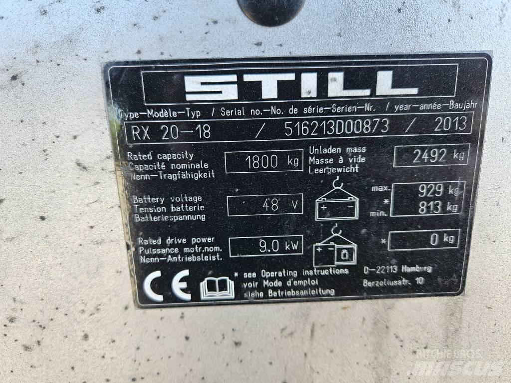 Still RX 20-18 バッテリーフォークリフト