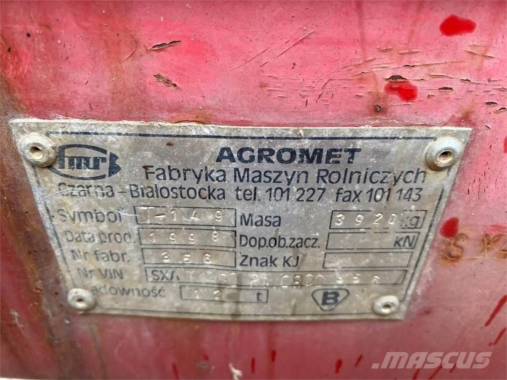 Agromet T-149 ダンプトレーラー