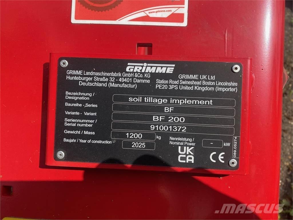 Grimme BF200 農業機械 -　その他
