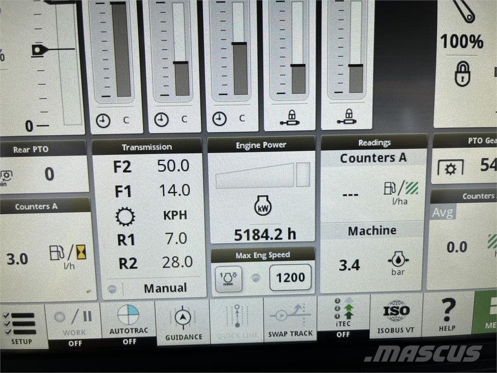 John Deere 6R185 トラクター