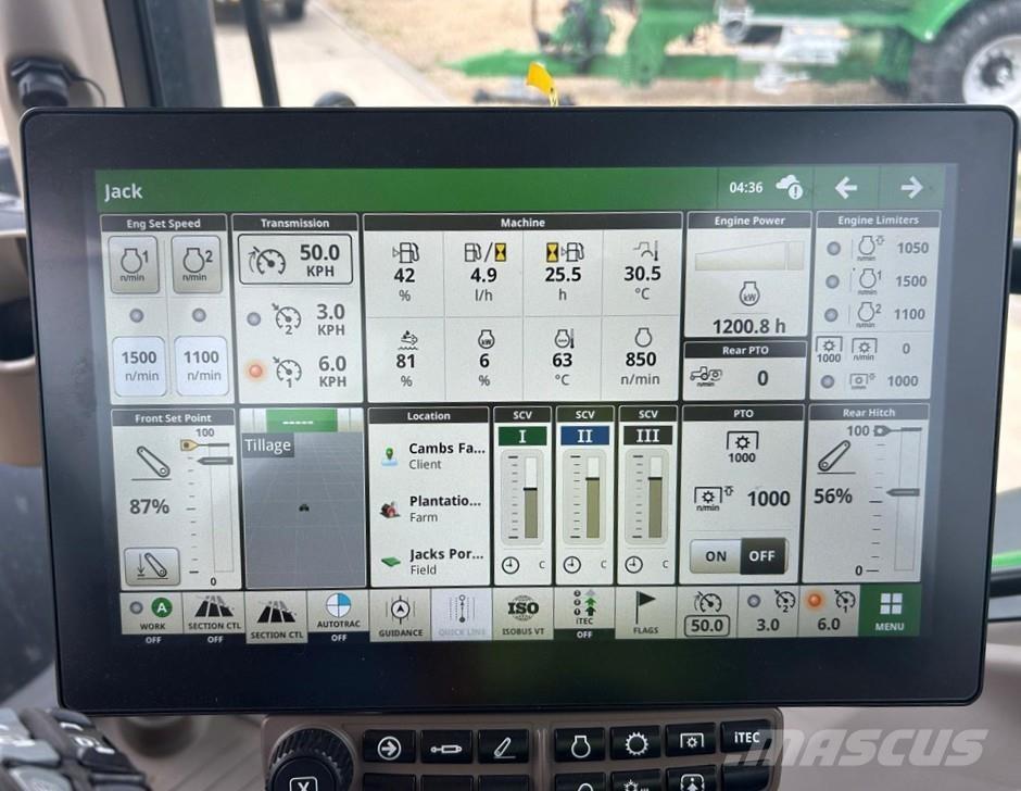 John Deere 6R185 トラクター