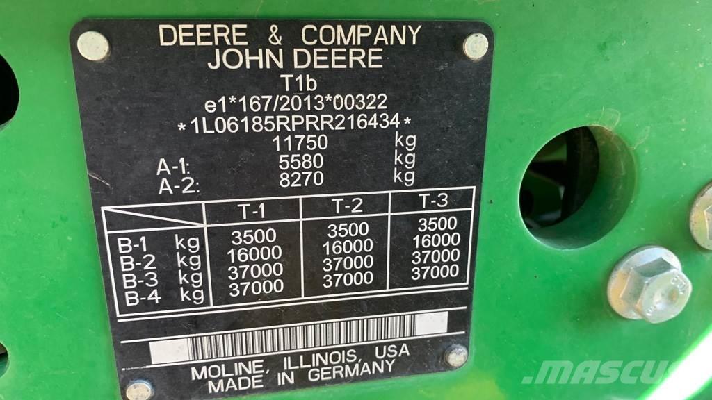 John Deere 6R185 トラクター