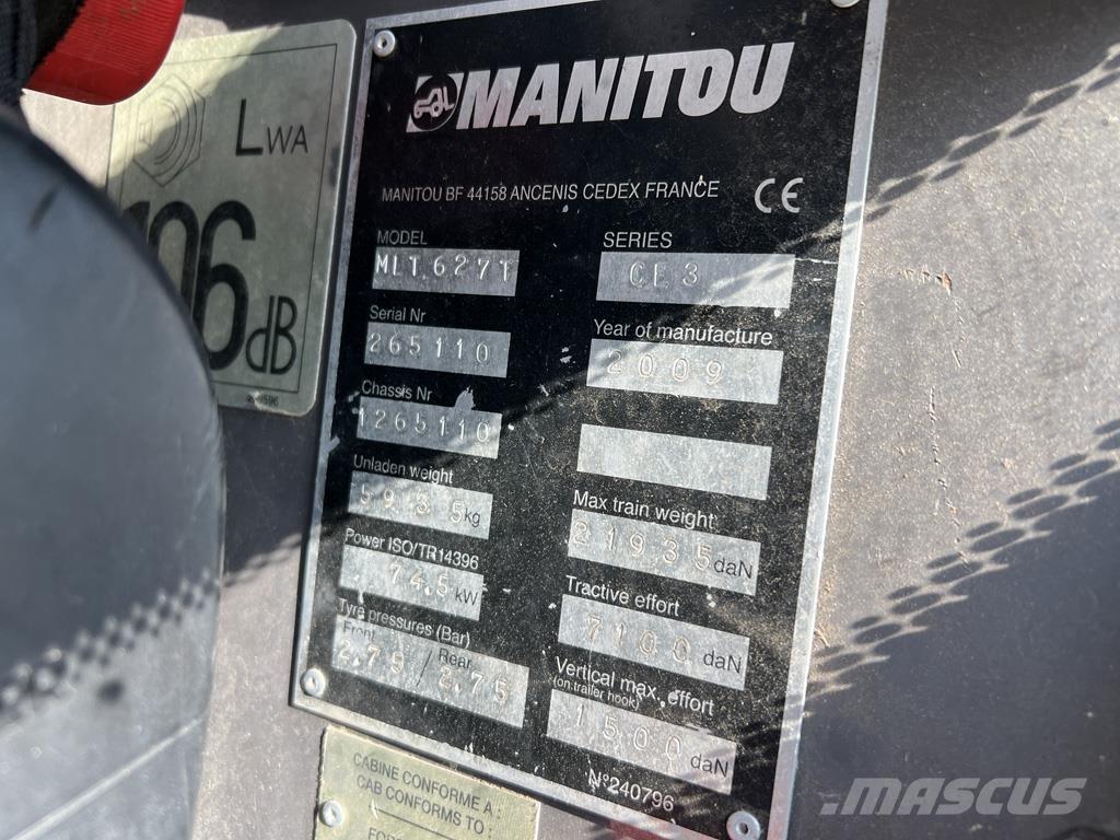 Manitou MLT627 農業用テレハンドラー