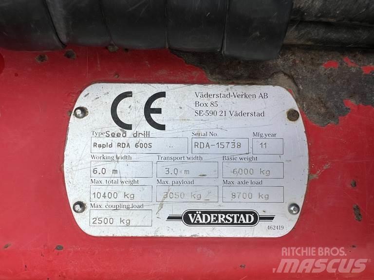 Väderstad RDA600S ドリル