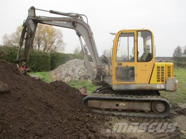 Volvo EC 70  ECR 88 中型油圧ショベル 7ｔ-12ｔ（ユンボ・パワーショベル・バックホー）