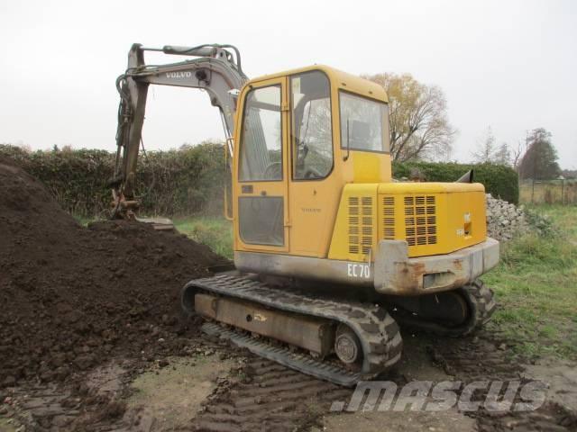 Volvo EC 70  ECR 88 中型油圧ショベル 7ｔ-12ｔ（ユンボ・パワーショベル・バックホー）
