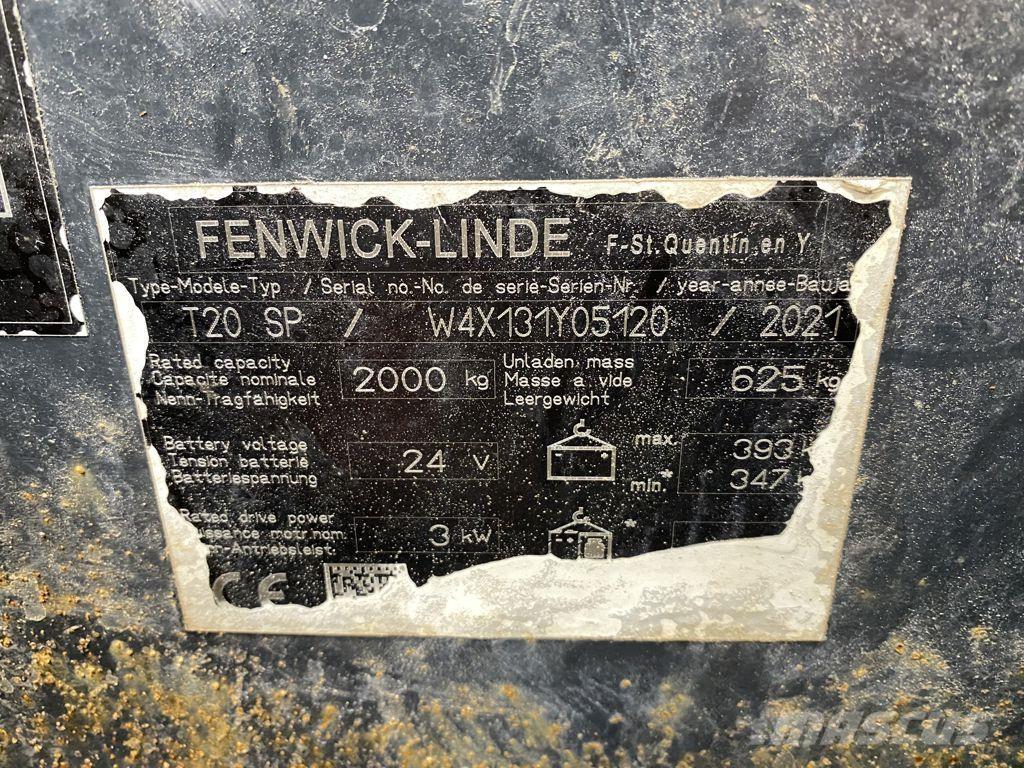 Linde T20SP ローリフトとプラットフォーム