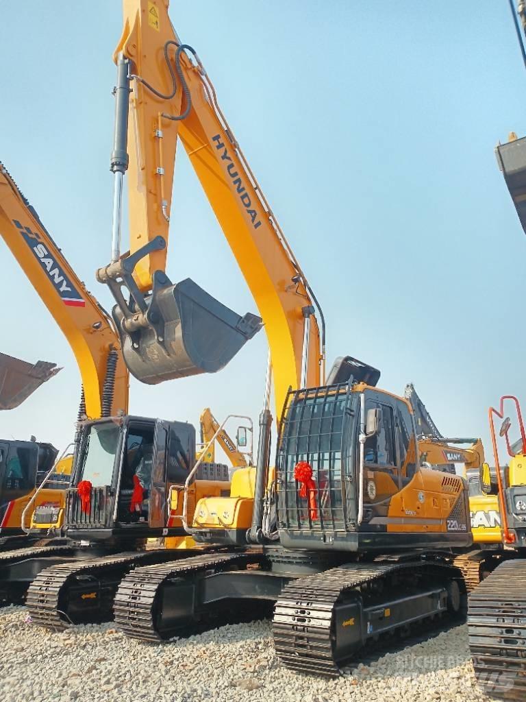 Hyundai 220 中型油圧ショベル 7ｔ-12ｔ（ユンボ・パワーショベル・バックホー）