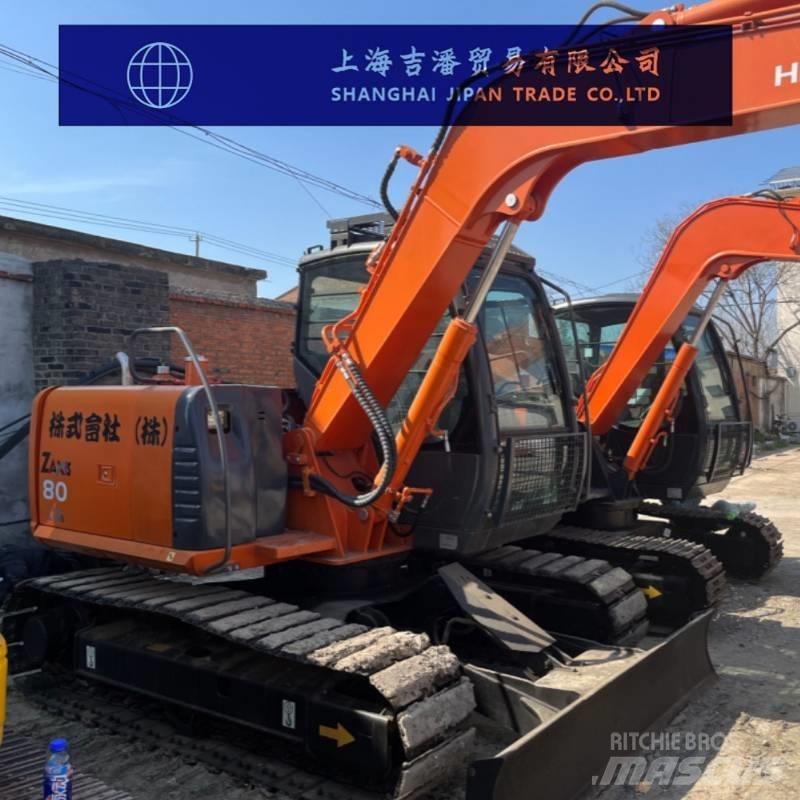 Hitachi ZX 80 中型油圧ショベル 7ｔ-12ｔ（ユンボ・パワーショベル・バックホー）