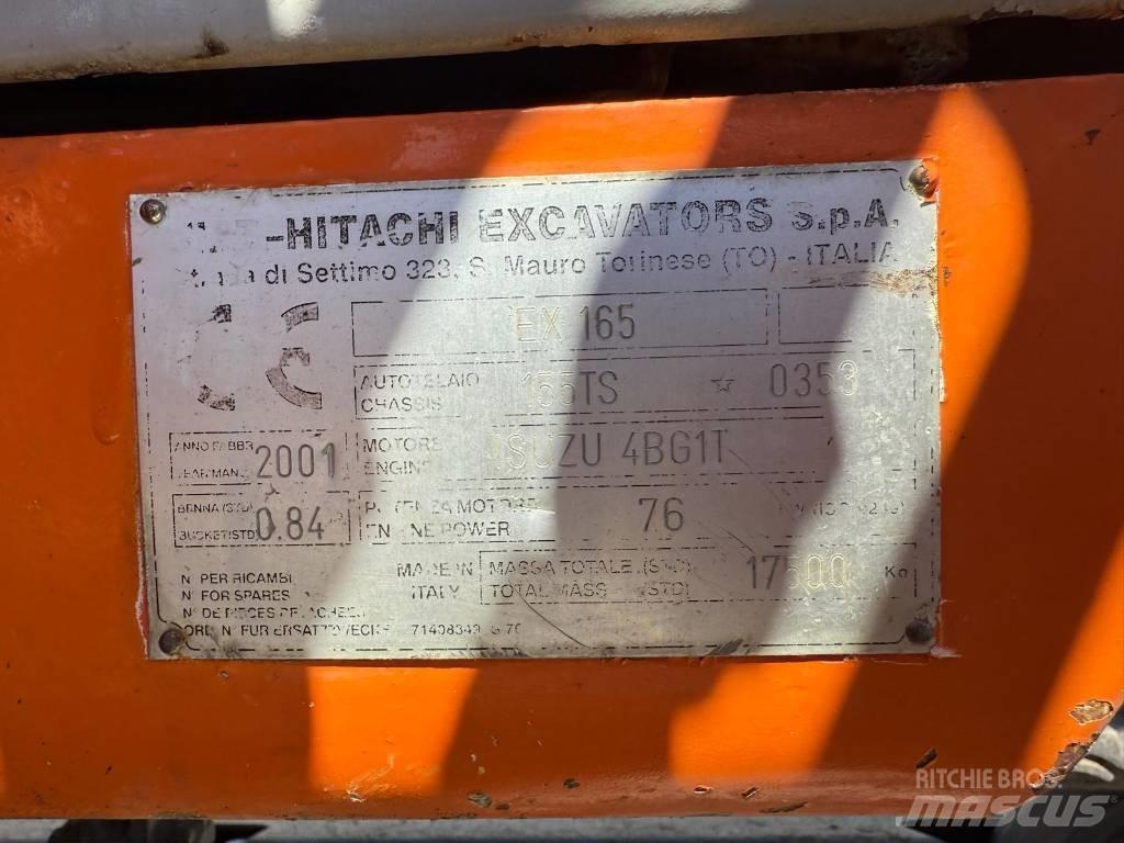Fiat Hitachi EX 165 大型油圧ショベル12t以上（パワーショベル・ユンボ）