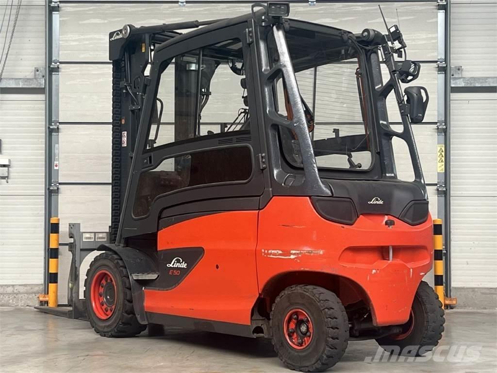 Linde E 50HL-01 バッテリーフォークリフト