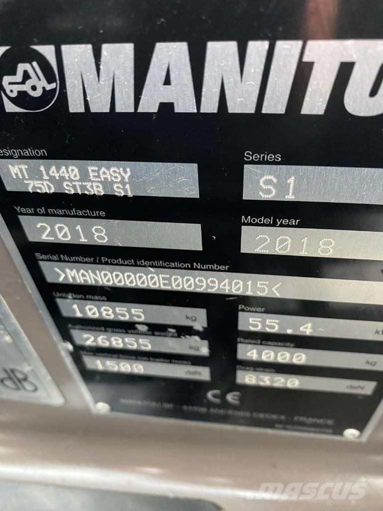 Manitou MT 1440 テレスコーピックハンドラー