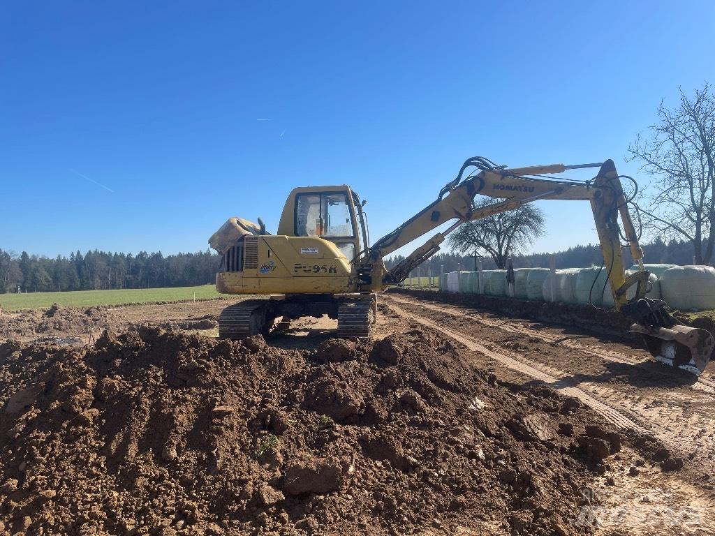 Komatsu Pc 95 r 中型油圧ショベル 7ｔ-12ｔ（ユンボ・パワーショベル・バックホー）