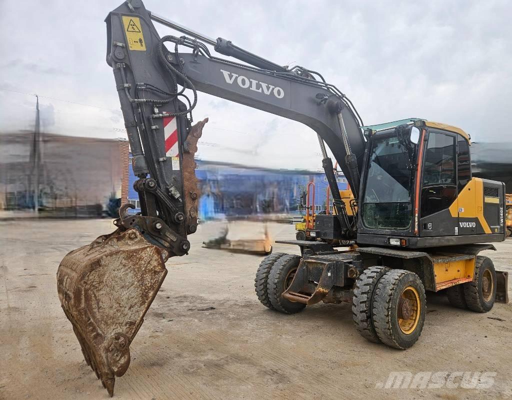 Volvo EW140E ホイール式油圧ショベル（パワーショベル・ユンボ・バックホー）