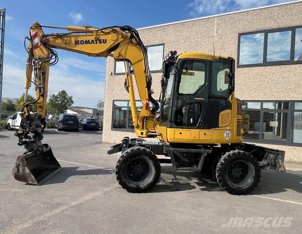 Komatsu PW98MR-10 ホイール式油圧ショベル（パワーショベル・ユンボ・バックホー）