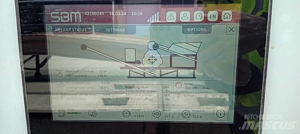 SBM 10/10.4 S3 クラッシャー固定式