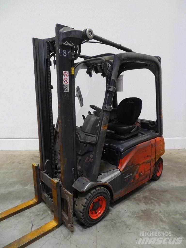 Linde E16P-02 バッテリーフォークリフト
