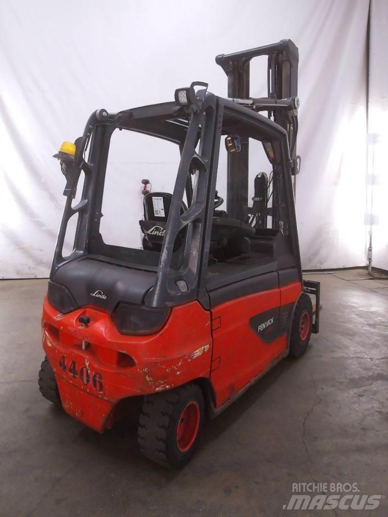 Linde E30L-01 バッテリーフォークリフト