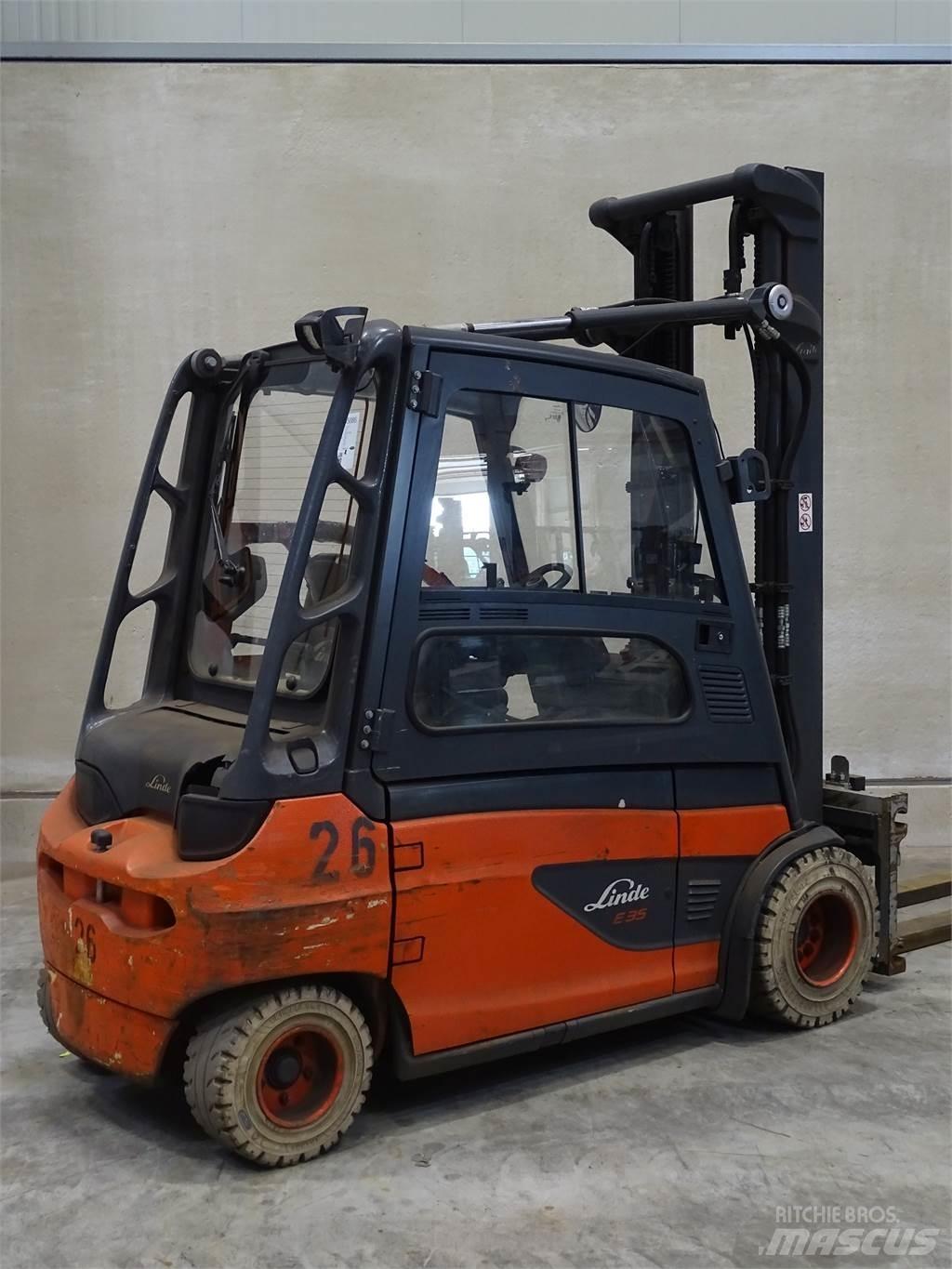 Linde E35L バッテリーフォークリフト