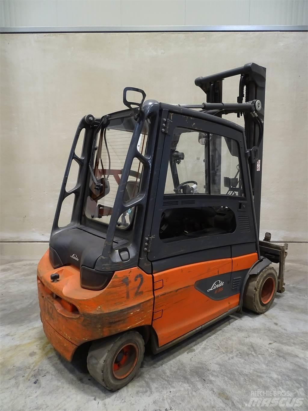 Linde E35L-01 バッテリーフォークリフト