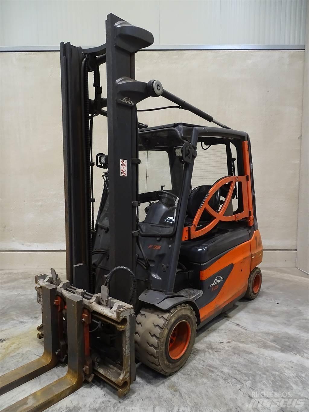 Linde E35L-01 バッテリーフォークリフト