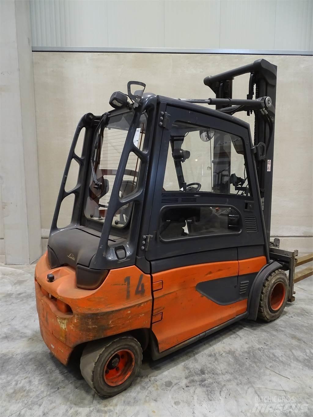 Linde E35L-01 バッテリーフォークリフト