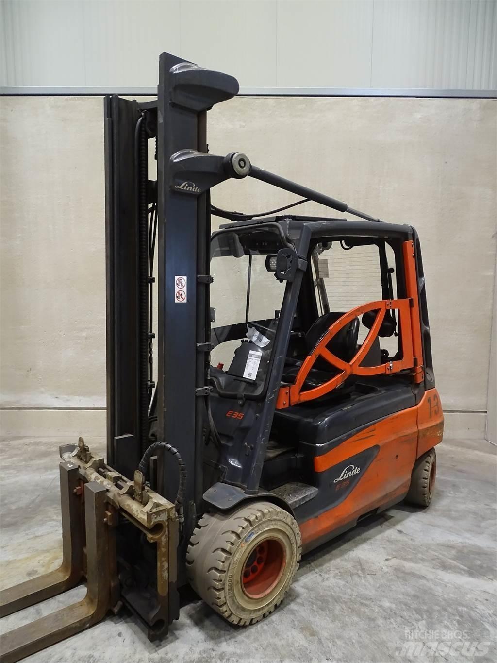 Linde E35L-01 バッテリーフォークリフト