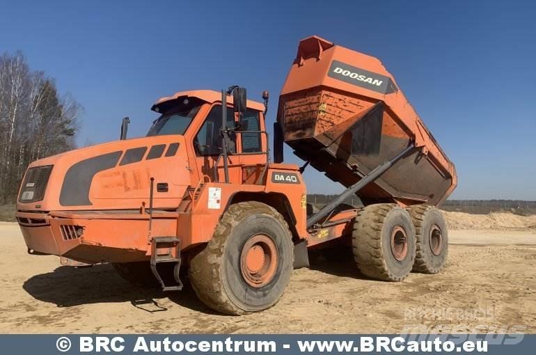 Doosan DA 40 アーティキュレート式ダンプトラック