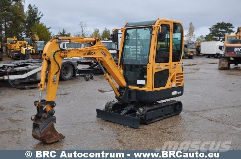 Hyundai R18-9AK ミニ油圧ショベル 7t以下（ミニユンボ・ミニディガー）