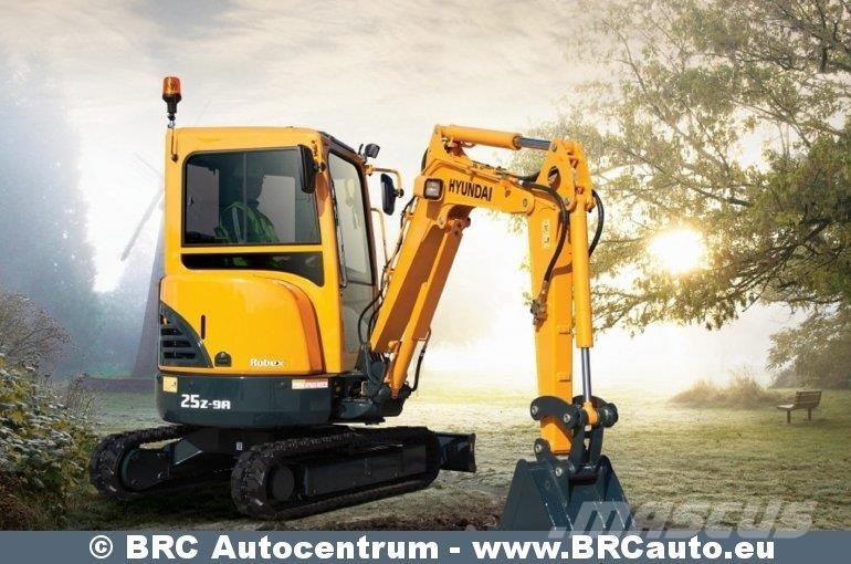 Hyundai R25Z-9AK ミニ油圧ショベル 7t以下（ミニユンボ・ミニディガー）