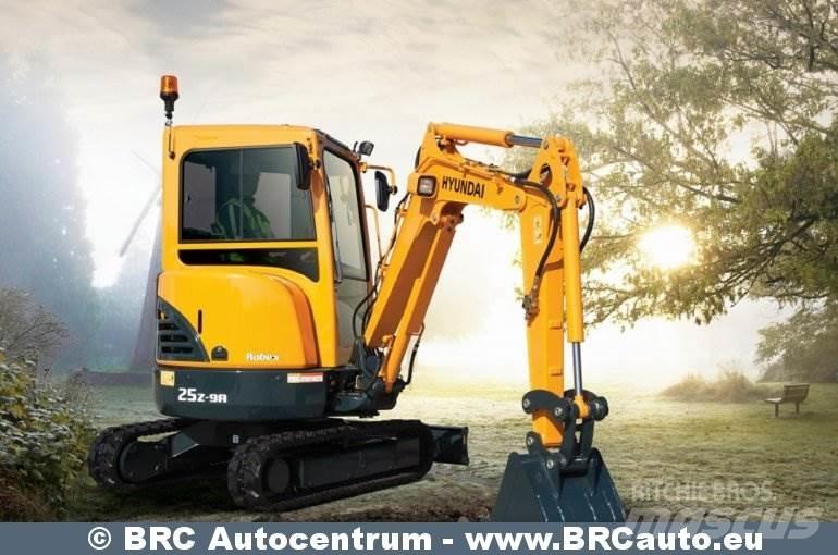Hyundai R25Z-9AK ミニ油圧ショベル 7t以下（ミニユンボ・ミニディガー）