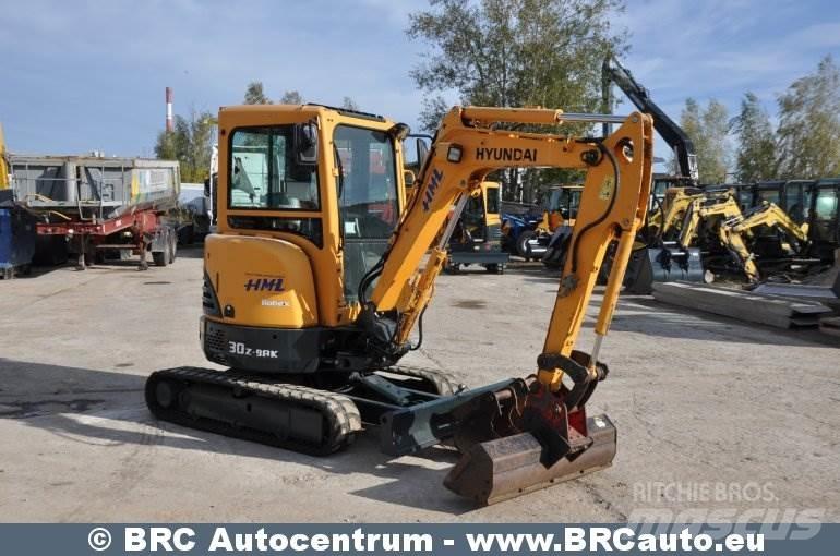 Hyundai R30Z-9AK ミニ油圧ショベル 7t以下（ミニユンボ・ミニディガー）