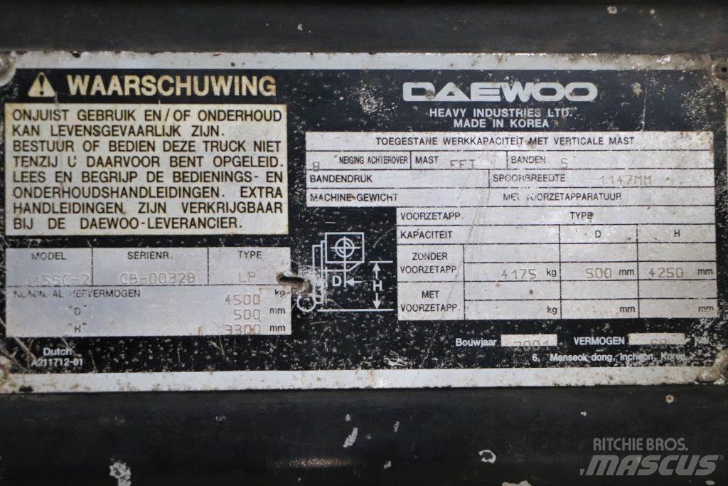 Daewoo G45SC-2 LPGフォークリフト